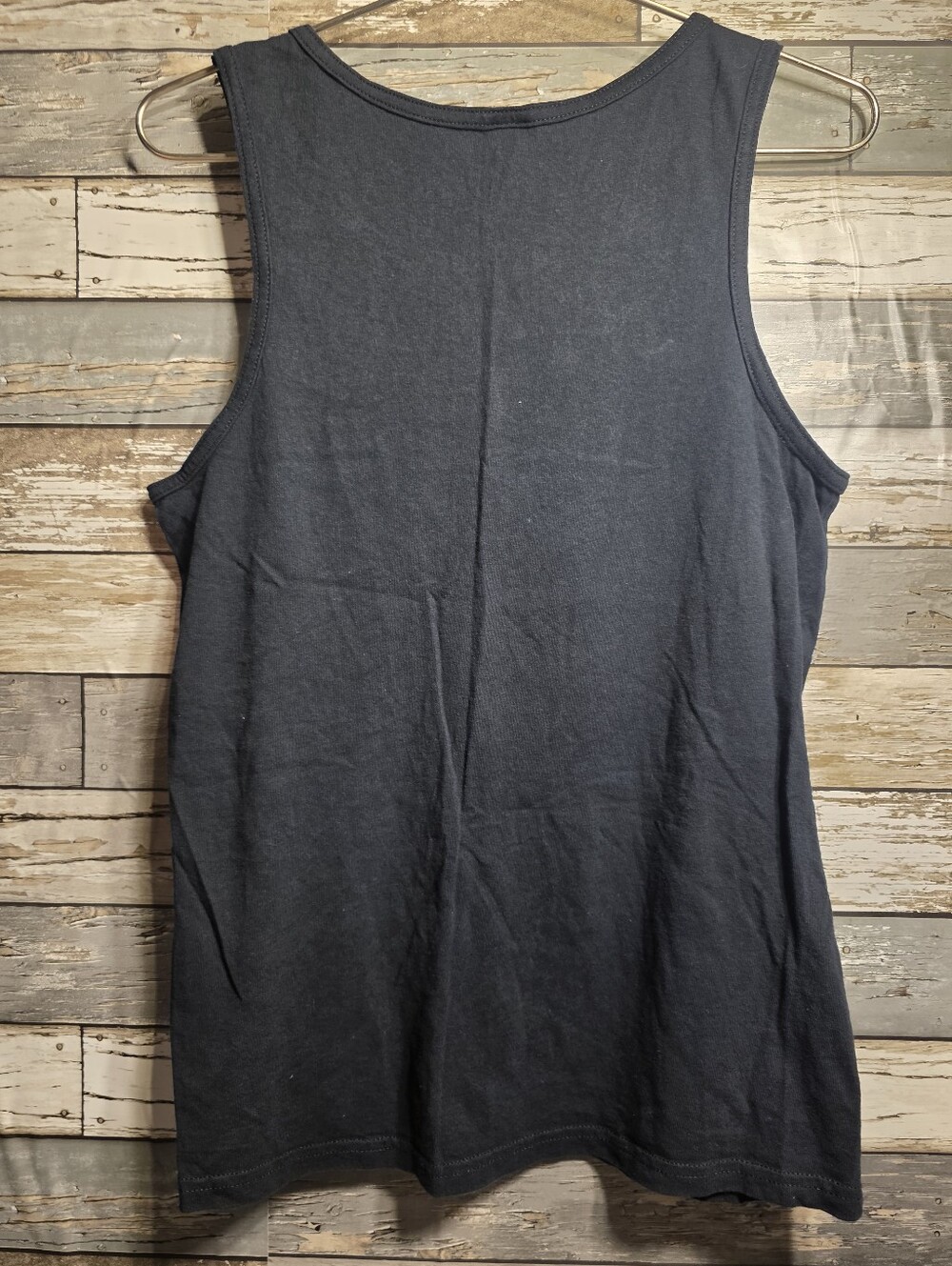 Purdue Women’s Navy Tank Top with Gold Lettering - Picture 3 of 3